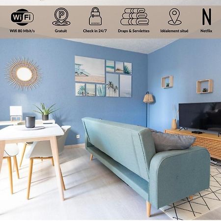 Cosy T2 Renove, Proche Centre-Ville-Fibre/Netflix 몽뤼꽁 외부 사진